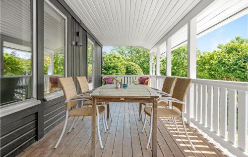 Μπαλκόνι ή βεράντα στο 3 Bedroom Awesome Home In Vejby