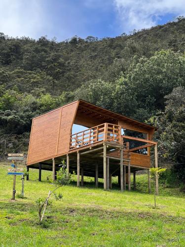 Paisaje cerca de este camping