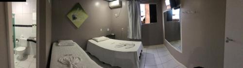 Koupelna v ubytování Iapi Hotel