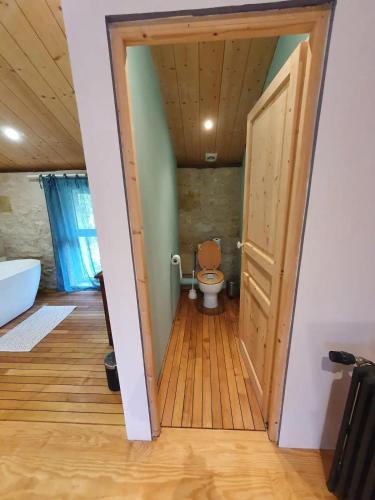 Kúpeľňa v ubytovaní Chambre accès séparé, vignes, océan et Bordeaux