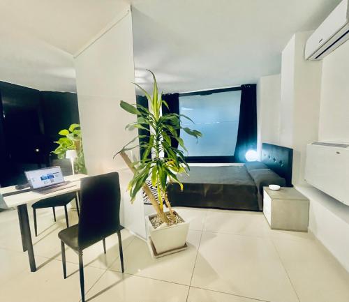 A television and/or entertainment centre at Loft Terracina
