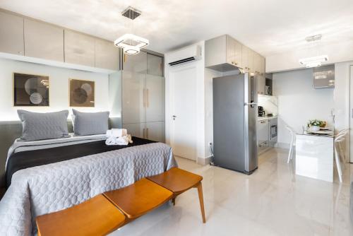 Dapur atau dapur kecil di Rosemari's Apartments 4 Studios Luxuosos