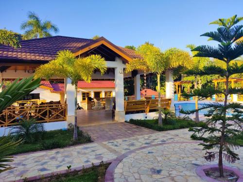 Bazén v ubytování Villa Yamilet By Hospedify - Hermosa villa con Piscina, mesa de Billa y cancha de baloncesto nebo v jeho okolí