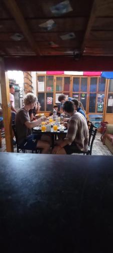 Drinks på Andes Hostel