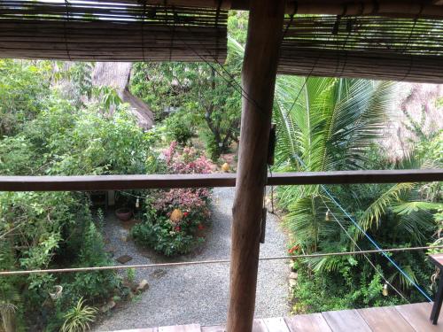 Zahrada ubytování Retro Kampot Guesthouse