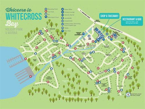 a map of a white crossbeybeybeybeybeybeybeybeybeybey at Jaw-Dropping Lodge with Hot Tub on Lake Windermere in Windermere