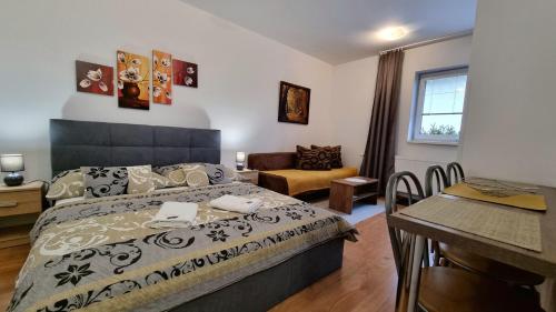 Χώρος καθιστικού στο Apartmány Miluška