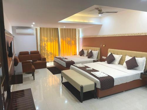 Posezení v ubytování Hotel Goa Continental - Baga