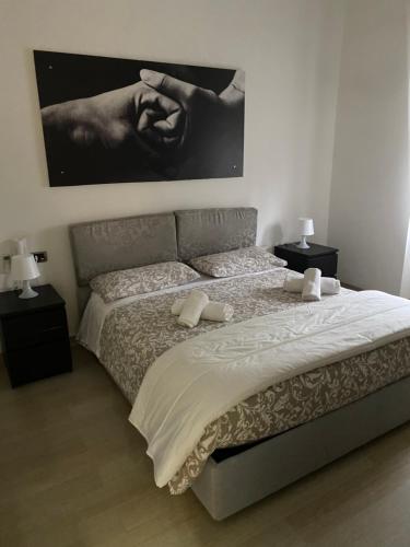 A bed or beds in a room at Casa vacanza pucchiell