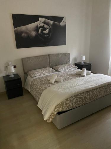 A bed or beds in a room at Casa vacanza pucchiell
