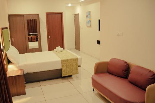 Katil atau katil-katil dalam bilik di ESQUINA RESIDENCY
