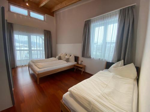 Postel nebo postele na pokoji v ubytování Chalet Elisabeth