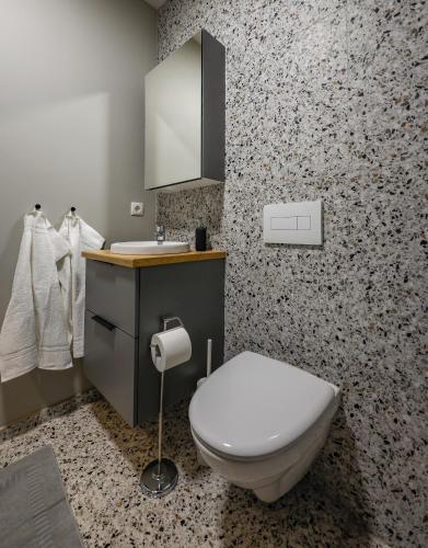 Ένα μπάνιο στο Center Apartments - Esja