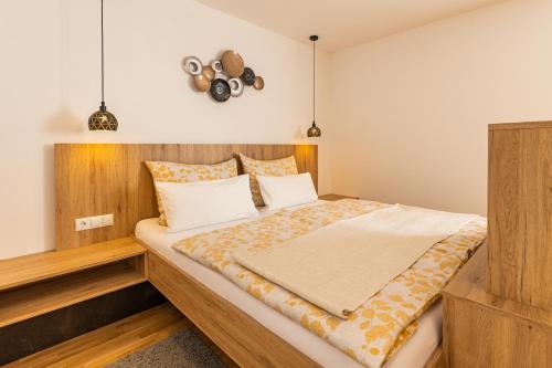 Ένα ή περισσότερα κρεβάτια σε δωμάτιο στο Apartment Hohe Munde