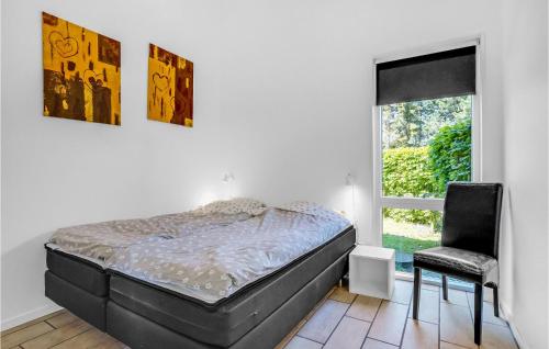 Voodi või voodid majutusasutuse Awesome Home In Slagelse With Wifi toas