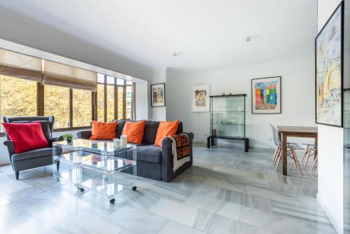 Posezení v ubytování Apartamento Centro Sacio I
