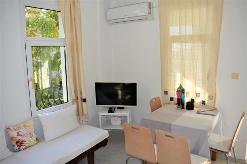 Μια τηλεόραση ή/και κέντρο ψυχαγωγίας στο Stanistan Apartment