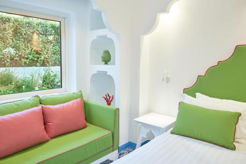 Postel nebo postele na pokoji v ubytování Oleandri Resort Paestum