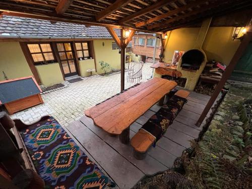 Posezení v ubytování Haus Ingrid Cisnadioara