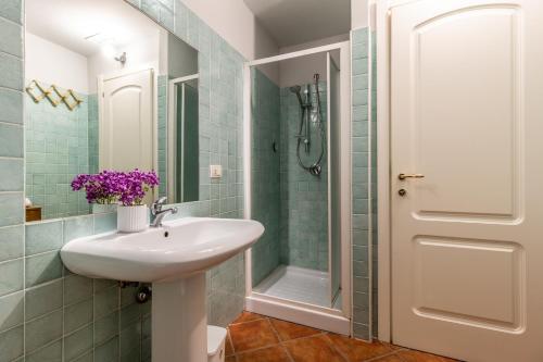 Ένα μπάνιο στο Design Apartments Sassari-Jungle Queen