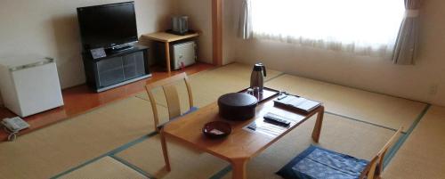 休暇村南阿蘇にあるキッチンまたは簡易キッチン