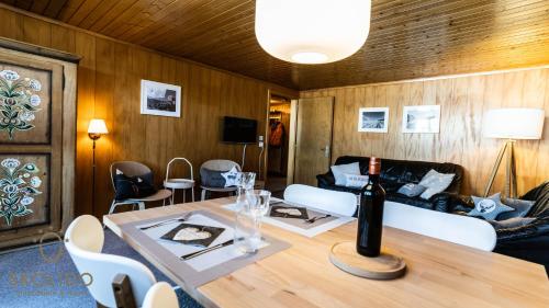 Χώρος καθιστικού στο Haus Alpsegen, Riederalp Alpsegen Riederalp