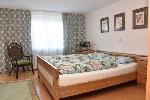 Katil atau katil-katil dalam bilik di Elisa Ferienwohnung