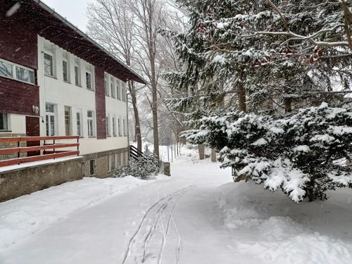 Το Ośrodek Wypoczynkowy Nad Wodospadem τον χειμώνα