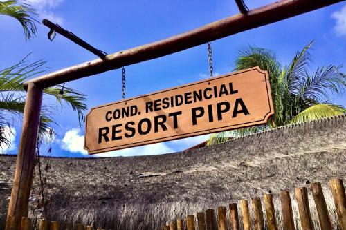 a sign that reads cordacular resort pippa at Chalé Tulipa - Centro de Pipa - Cond Residencial Resort Pipa in Pipa