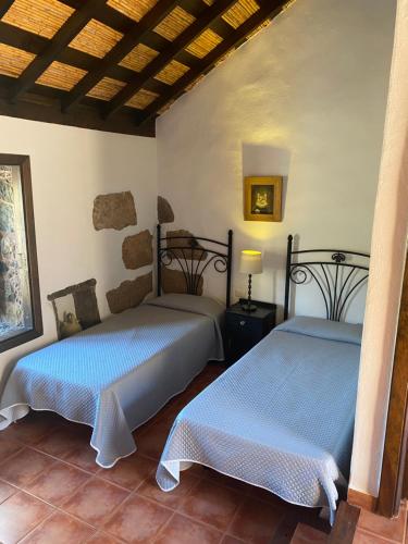 a bedroom with two beds in a room at Casa Rural Vera De La Hoya in San Miguel de Abona