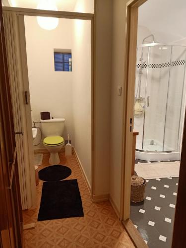 Koupelna v ubytování Room Algo