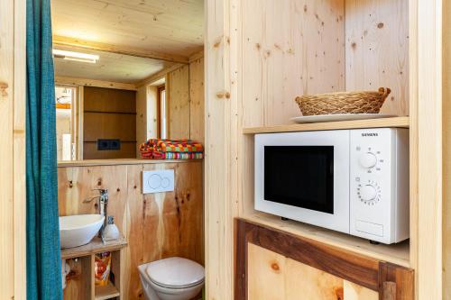 Kuchyň nebo kuchyňský kout v ubytování Loft Süd
