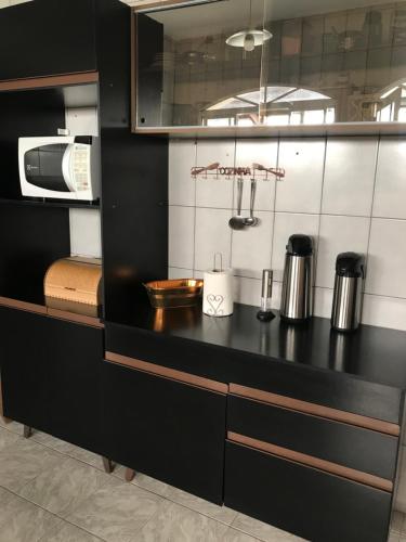 Køkken eller tekøkken på Pousada da Benção