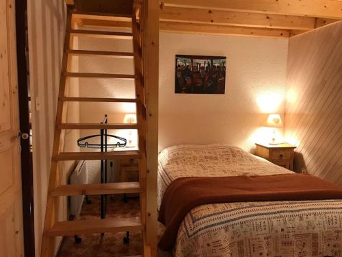 Posteľ alebo postele v izbe v ubytovaní Appartement 65m2 esprit Chalet. Parking. Balcon