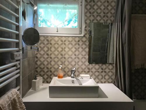 Kúpeľňa v ubytovaní Appartement 65m2 esprit Chalet. Parking. Balcon