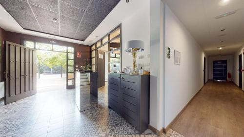 Η κουζίνα ή μικρή κουζίνα στο Bellevall hotel