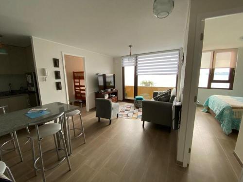 Posezení v ubytování Departamento vista al mar Puerto Montt