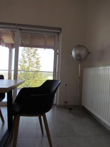 Ruang duduk di Beautiful 3-Bed House in Chania with garden