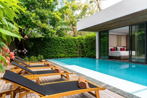 Bazén v ubytování Villa Deva Resort & Hotel Bangkok nebo v jeho okolí