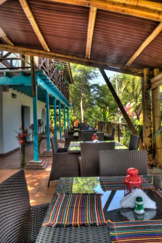 Aed väljaspool majutusasutust Villa Maria Tayrona, Jungle and Sea Experience