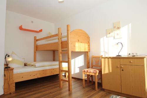 Cama o camas de una habitación en Obermooshof