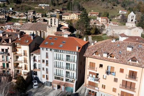 Vista generica su Camprodon o vista sulla città dall'interno dell'hotel