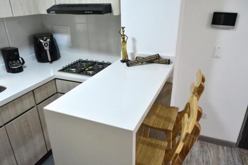 Cucina o angolo cottura di Espectacular Apto Zona Rosa - Milán Estrato 5