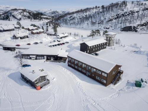 Sirdal fjellpark v zimě