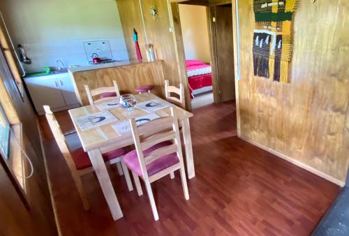 Cucina o angolo cottura di Cabañas Vista al Paine