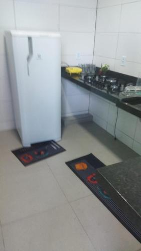 Dapur atau dapur kecil di Pousada albarquel