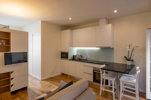 Bright studio with terrace