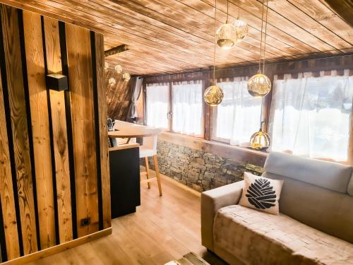 Posezení v ubytování Studio Lachat - Centre village, vue montagnes - AravisTour