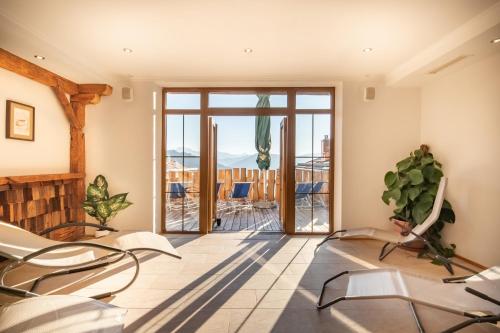 Posezení v ubytování Das Eulersberg Apartments & Chalets