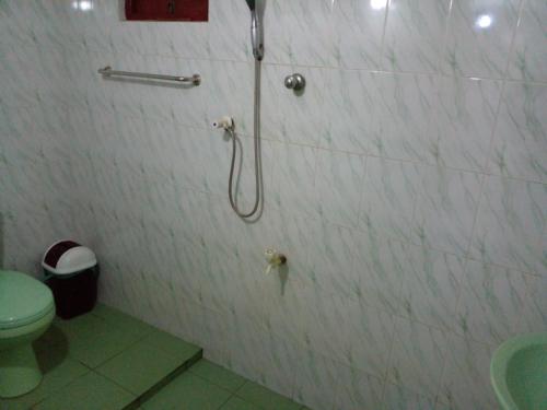 un bagno con doccia e WC di Gem Villa a Weligama